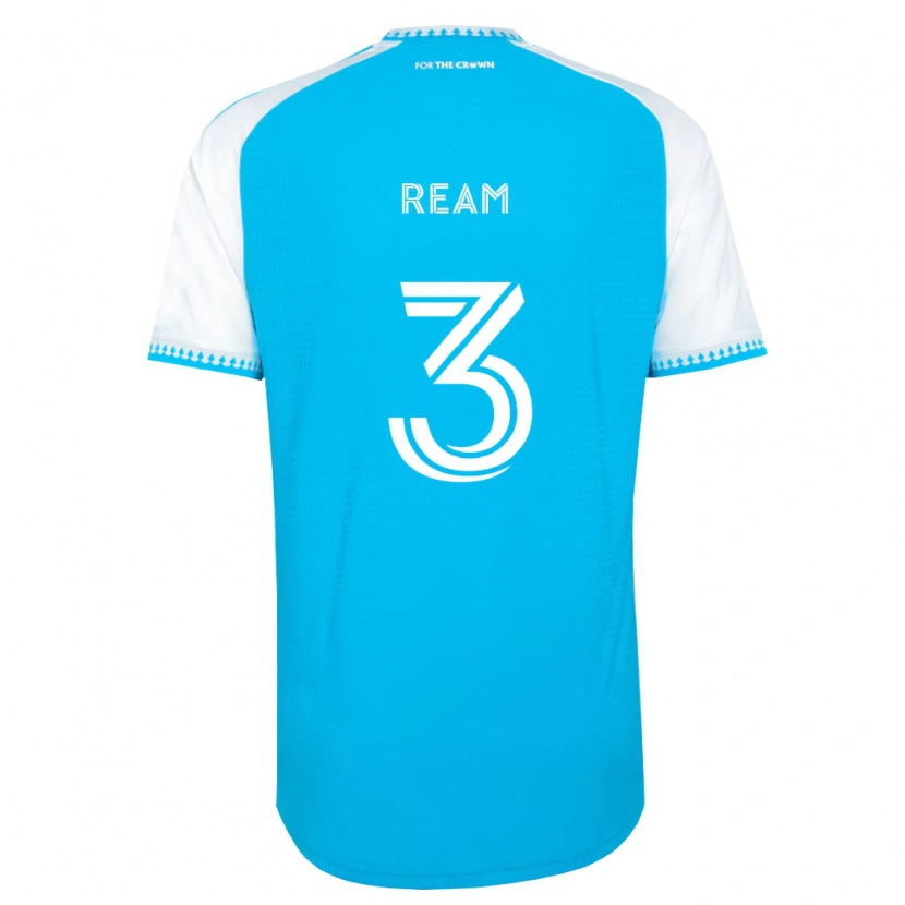 Danxen Niño Camiseta Tim Ream #3 Azul Cielo Blanco Negro 1ª Equipación 2026/27 La Camisa México