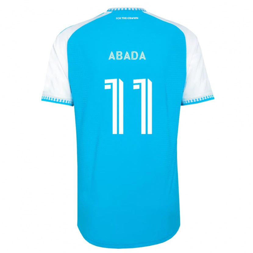 Danxen Niño Camiseta Liel Abada #11 Azul Cielo Blanco Negro 1ª Equipación 2026/27 La Camisa México