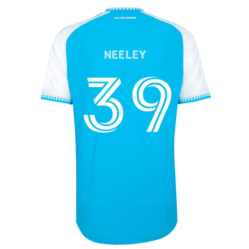 Danxen Niño Camiseta Jack Neeley #39 Azul Cielo Blanco Negro 1ª Equipación 2026/27 La Camisa México