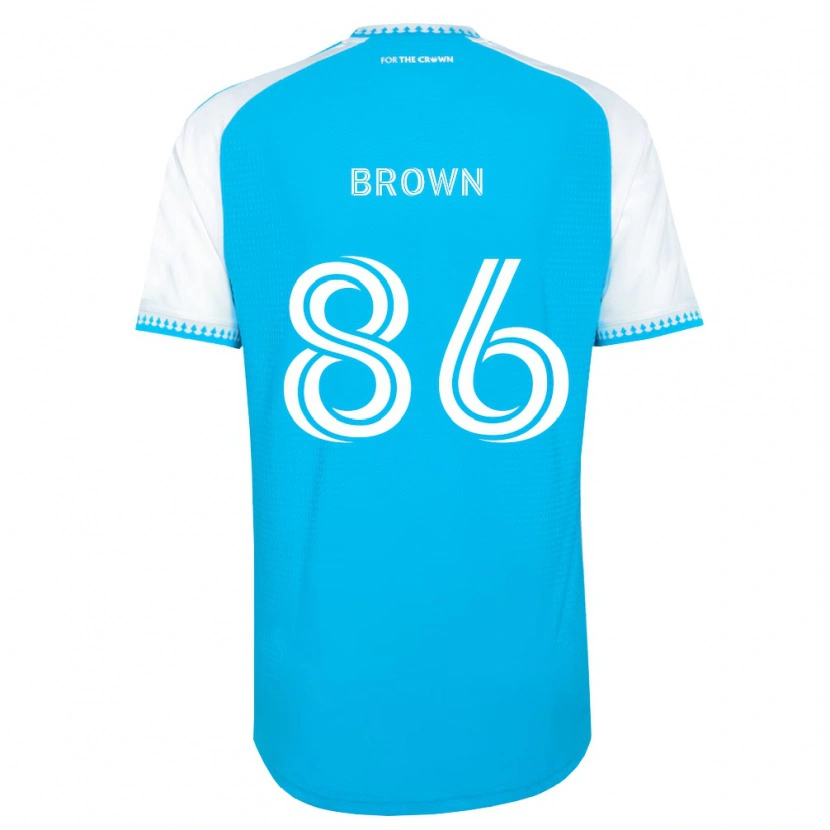 Danxen Niño Camiseta Daniel Brown #86 Azul Cielo Blanco Negro 1ª Equipación 2026/27 La Camisa México