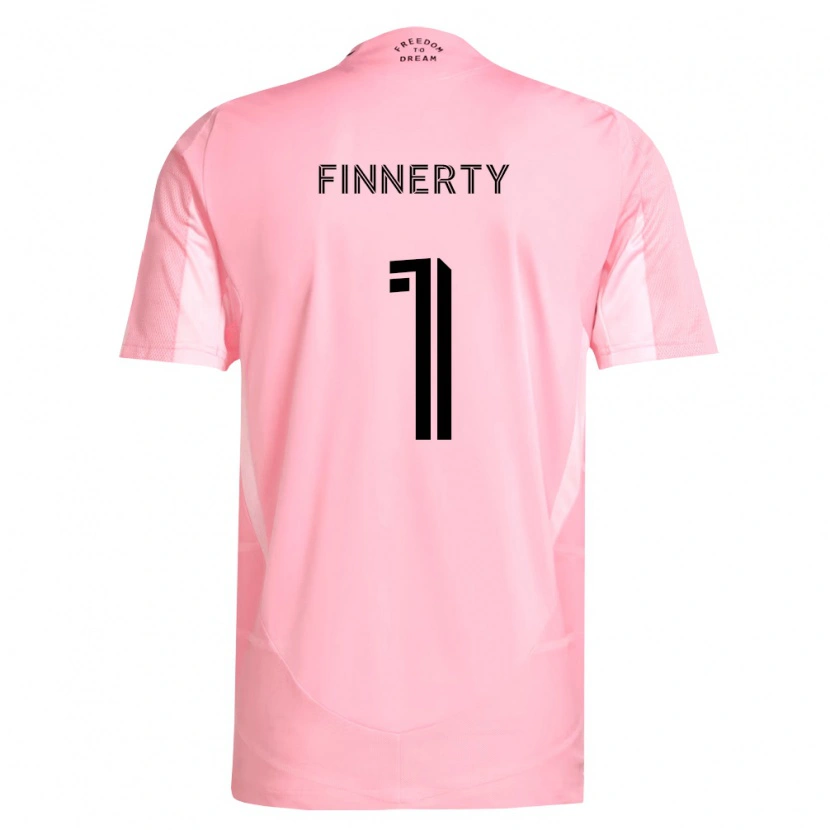 Danxen Niño Camiseta Owen Finnerty #1 Rosa Negro 1ª Equipación 2026/27 La Camisa México