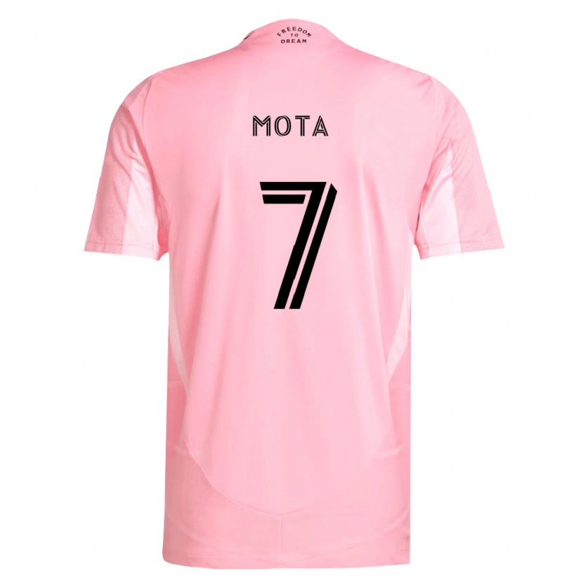 Danxen Niño Camiseta Jean Mota #7 Rosa Negro 1ª Equipación 2026/27 La Camisa México