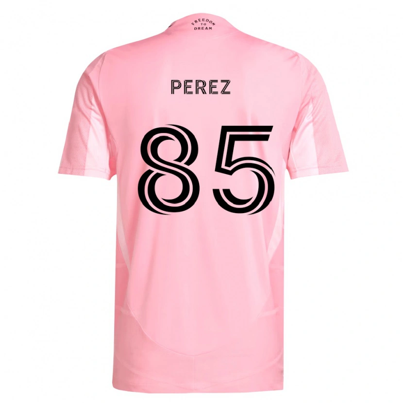 Danxen Niño Camiseta Matthew Perez #85 Rosa Negro 1ª Equipación 2026/27 La Camisa México
