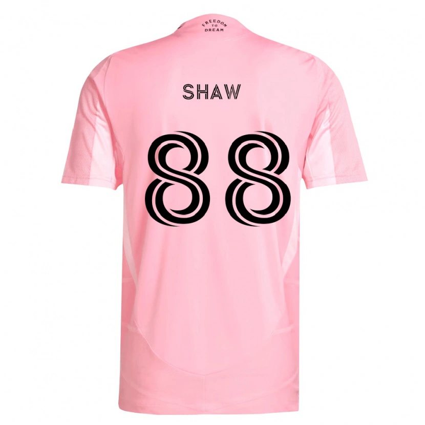 Danxen Niño Camiseta Alexander Shaw #88 Rosa Negro 1ª Equipación 2026/27 La Camisa México