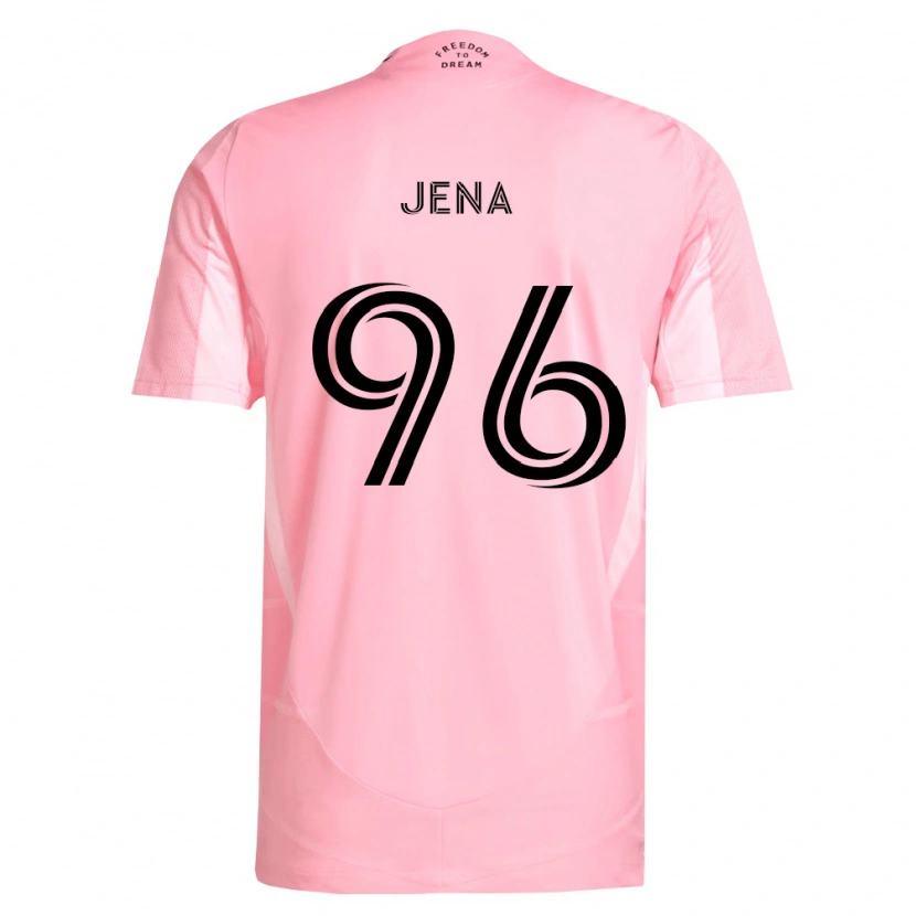 Danxen Niño Camiseta Nessim Jena #96 Rosa Negro 1ª Equipación 2026/27 La Camisa México