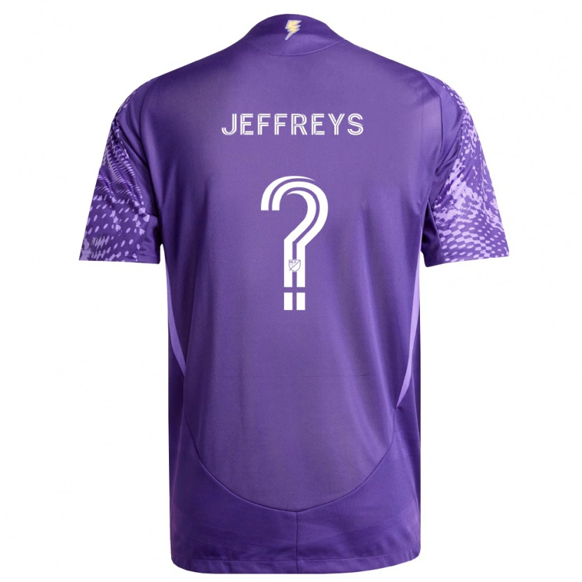 Danxen Niño Camiseta Tj Jeffreys #0 Morado Blanco 1ª Equipación 2026/27 La Camisa México