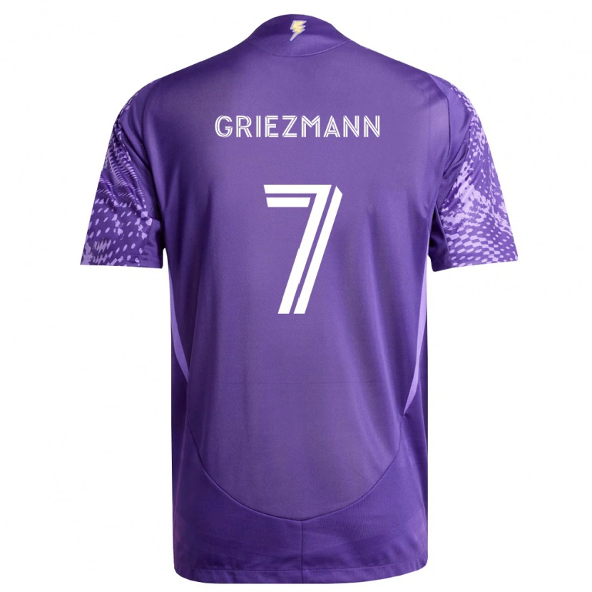 Danxen Niño Camiseta Antoine Griezmann #7 Morado Blanco 1ª Equipación 2026/27 La Camisa México