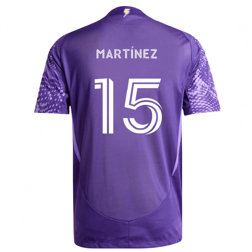 Danxen Niño Camiseta Antonio Martínez #15 Morado Blanco 1ª Equipación 2026/27 La Camisa México