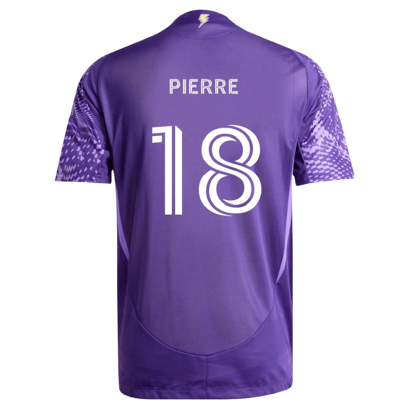 Danxen Niño Camiseta Nikolai Pierre #18 Morado Blanco 1ª Equipación 2026/27 La Camisa México