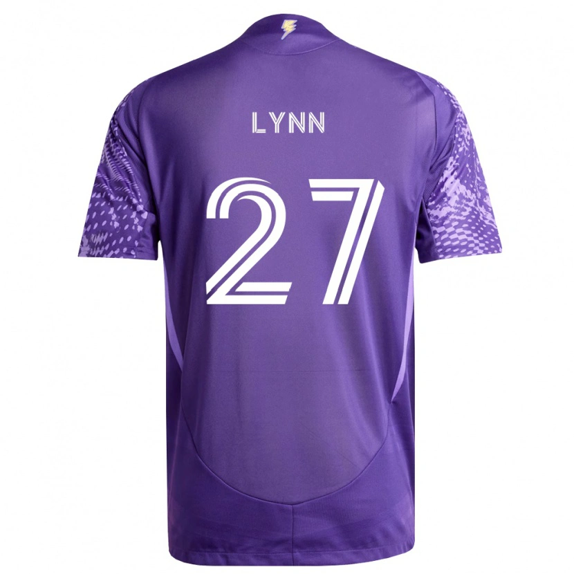 Danxen Niño Camiseta Jack Lynn #27 Morado Blanco 1ª Equipación 2026/27 La Camisa México
