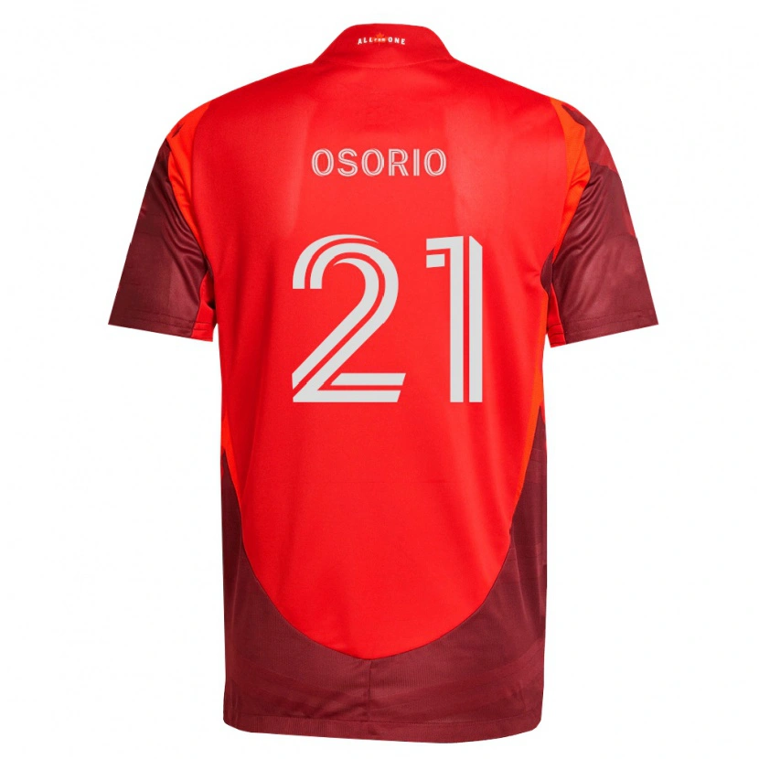 Danxen Niño Camiseta Jonathan Osorio #21 Rojo Borgoña 1ª Equipación 2026/27 La Camisa México