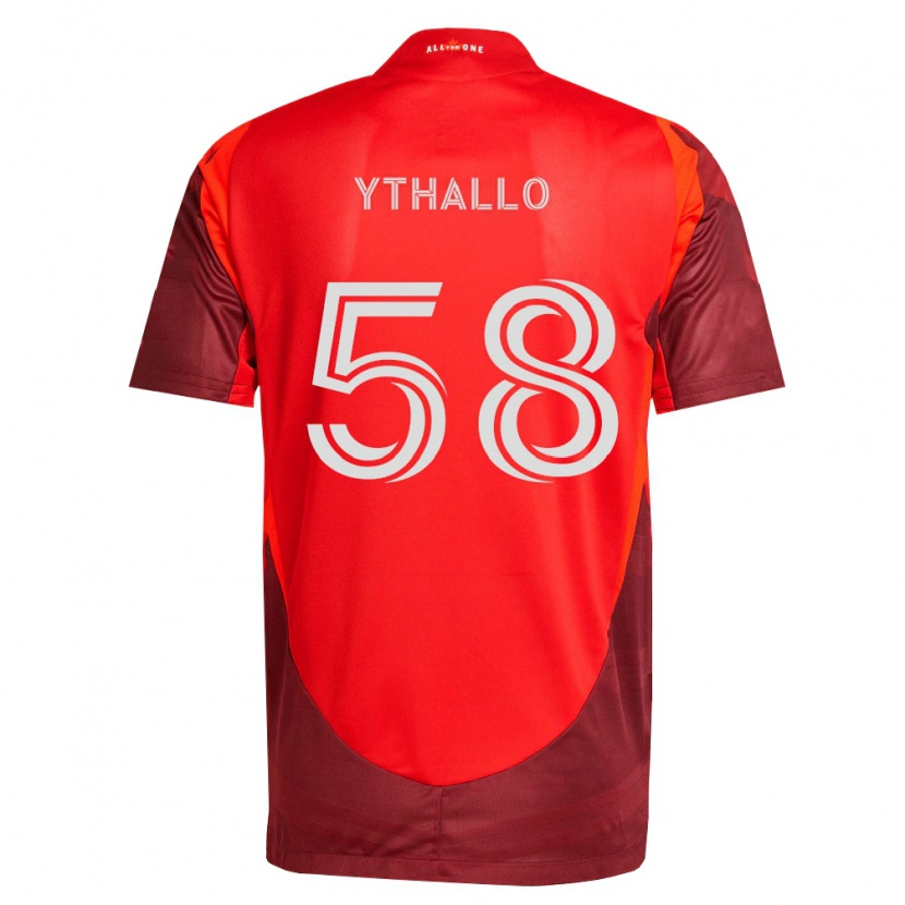 Danxen Niño Camiseta Ythallo #58 Rojo Borgoña 1ª Equipación 2026/27 La Camisa México