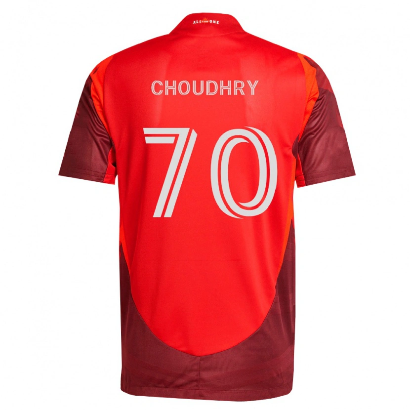 Danxen Niño Camiseta Benjamin Choudhry #70 Rojo Borgoña 1ª Equipación 2026/27 La Camisa México