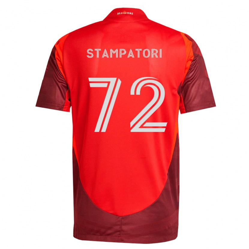 Danxen Niño Camiseta Daniel Stampatori #72 Rojo Borgoña 1ª Equipación 2026/27 La Camisa México