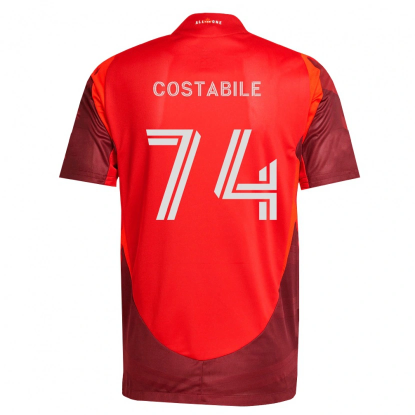 Danxen Niño Camiseta Luca Costabile #74 Rojo Borgoña 1ª Equipación 2026/27 La Camisa México