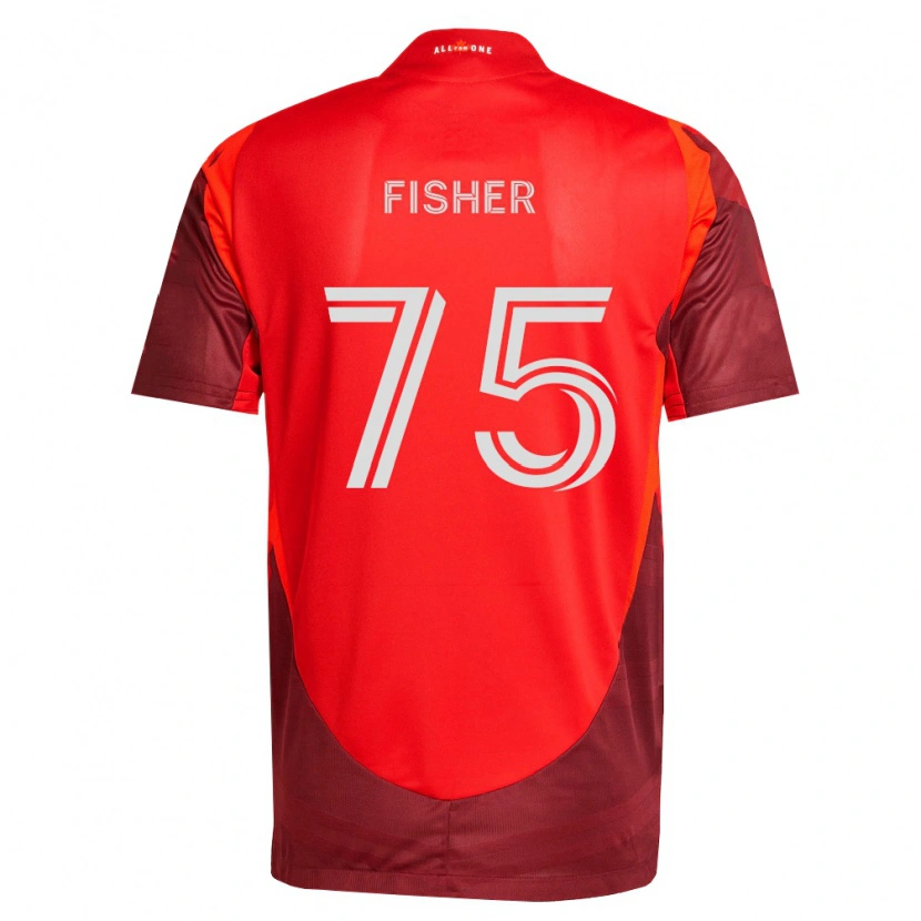 Danxen Niño Camiseta Reid Fisher #75 Rojo Borgoña 1ª Equipación 2026/27 La Camisa México
