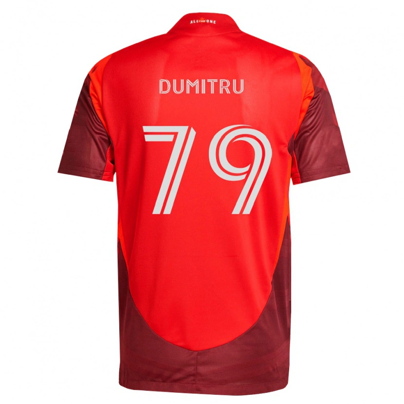 Danxen Niño Camiseta Andrei Dumitru #79 Rojo Borgoña 1ª Equipación 2026/27 La Camisa México