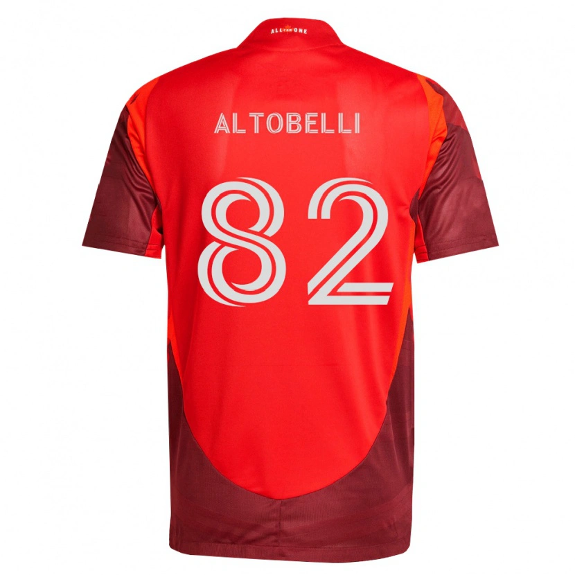 Danxen Niño Camiseta Julian Altobelli #82 Rojo Borgoña 1ª Equipación 2026/27 La Camisa México