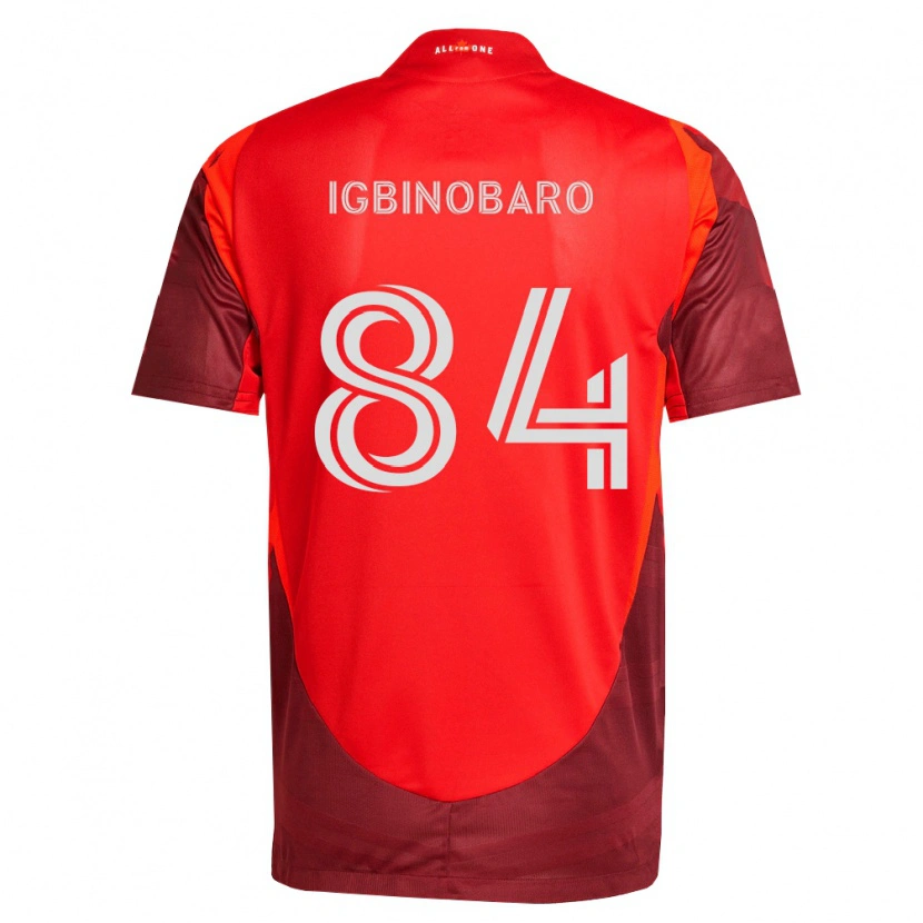 Danxen Niño Camiseta Philip Igbinobaro #84 Rojo Borgoña 1ª Equipación 2026/27 La Camisa México
