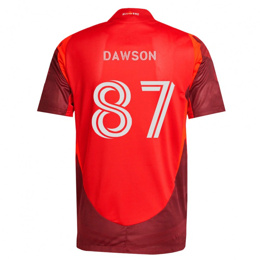 Danxen Niño Camiseta Lucas Dawson #87 Rojo Borgoña 1ª Equipación 2026/27 La Camisa México