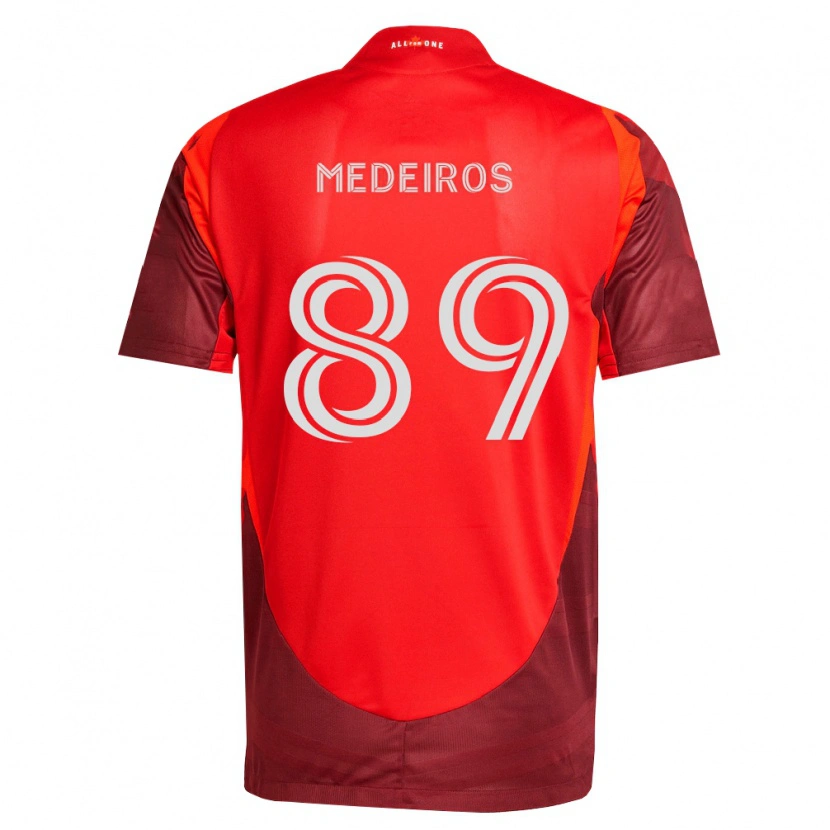 Danxen Niño Camiseta Matthew Medeiros #89 Rojo Borgoña 1ª Equipación 2026/27 La Camisa México
