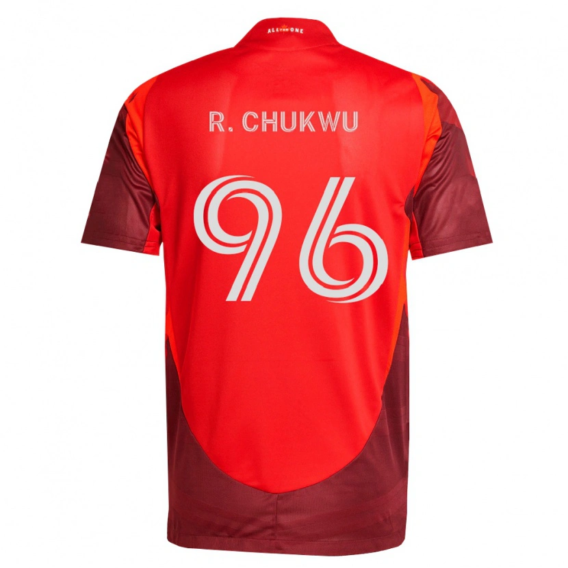 Danxen Niño Camiseta Richard Chukwu #96 Rojo Borgoña 1ª Equipación 2026/27 La Camisa México