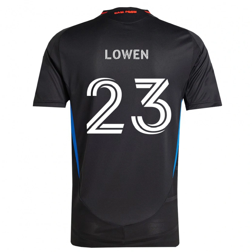 Danxen Niño Camiseta Eduard Löwen #23 Azul Blanco Negro 1ª Equipación 2026/27 La Camisa México