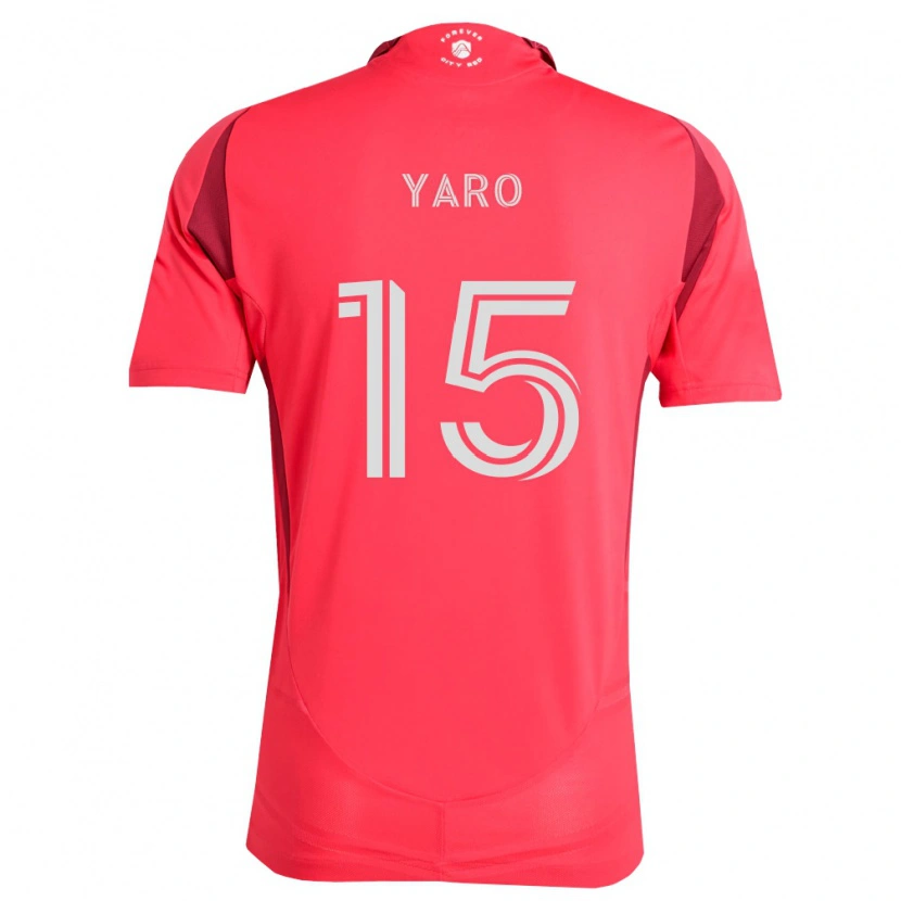 Danxen Niño Camiseta Joshua Yaro #15 Magenta Blanco 1ª Equipación 2026/27 La Camisa México