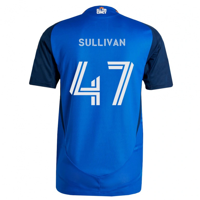 Danxen Niño Camiseta Michael Sullivan #47 Azul Real Naranja 1ª Equipación 2026/27 La Camisa México