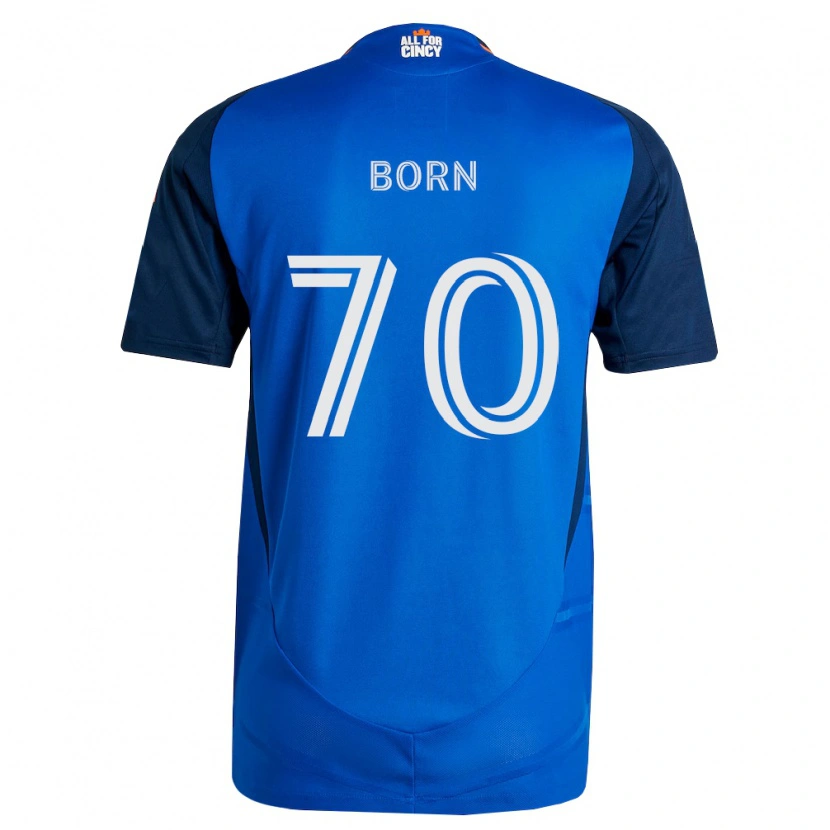 Danxen Niño Camiseta Landon Born #70 Azul Real Naranja 1ª Equipación 2026/27 La Camisa México