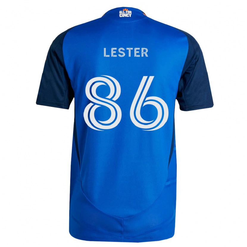 Danxen Niño Camiseta Jaylen Lester #86 Azul Real Naranja 1ª Equipación 2026/27 La Camisa México
