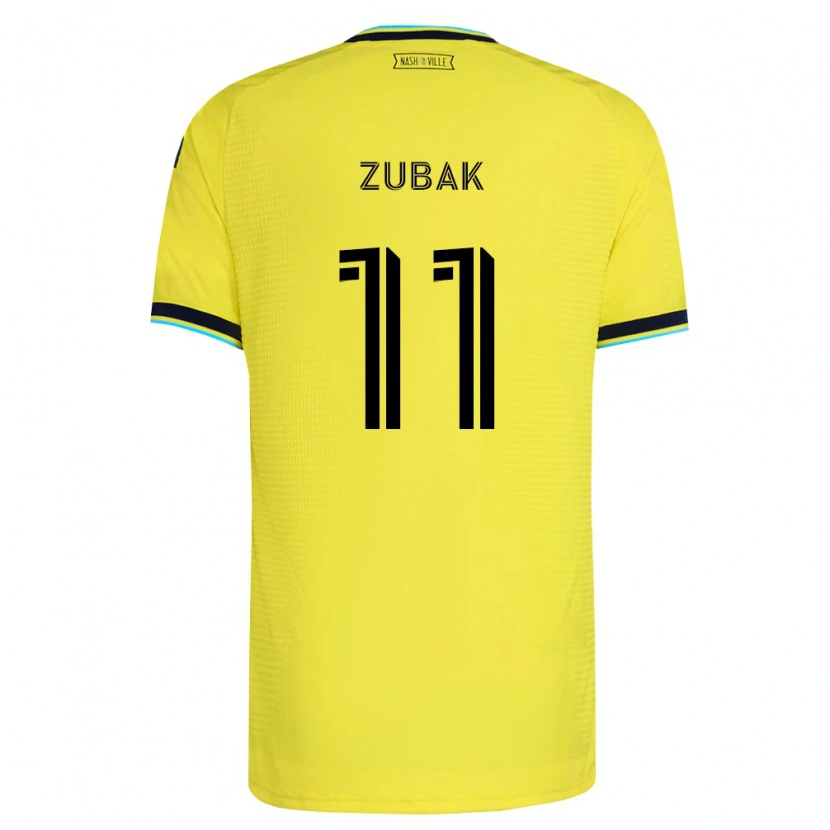 Danxen Niño Camiseta Ethan Zubak #11 Amarillo Brillante Azul Marino 1ª Equipación 2026/27 La Camisa México
