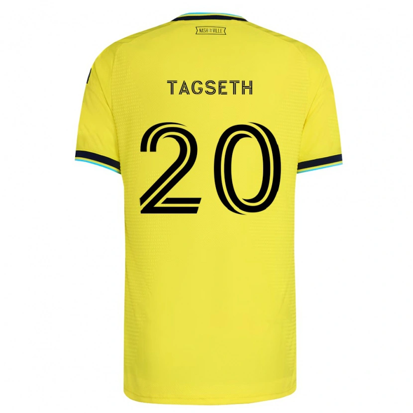 Danxen Niño Camiseta Edvard Tagseth #20 Amarillo Brillante Azul Marino 1ª Equipación 2026/27 La Camisa México
