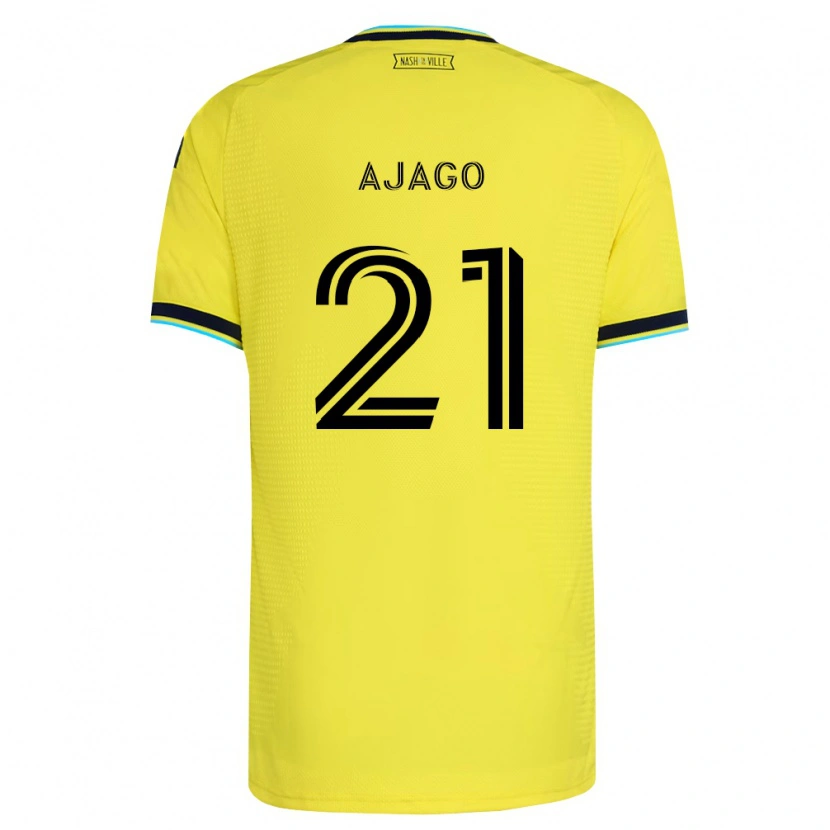 Danxen Niño Camiseta Forster Ajago #21 Amarillo Brillante Azul Marino 1ª Equipación 2026/27 La Camisa México