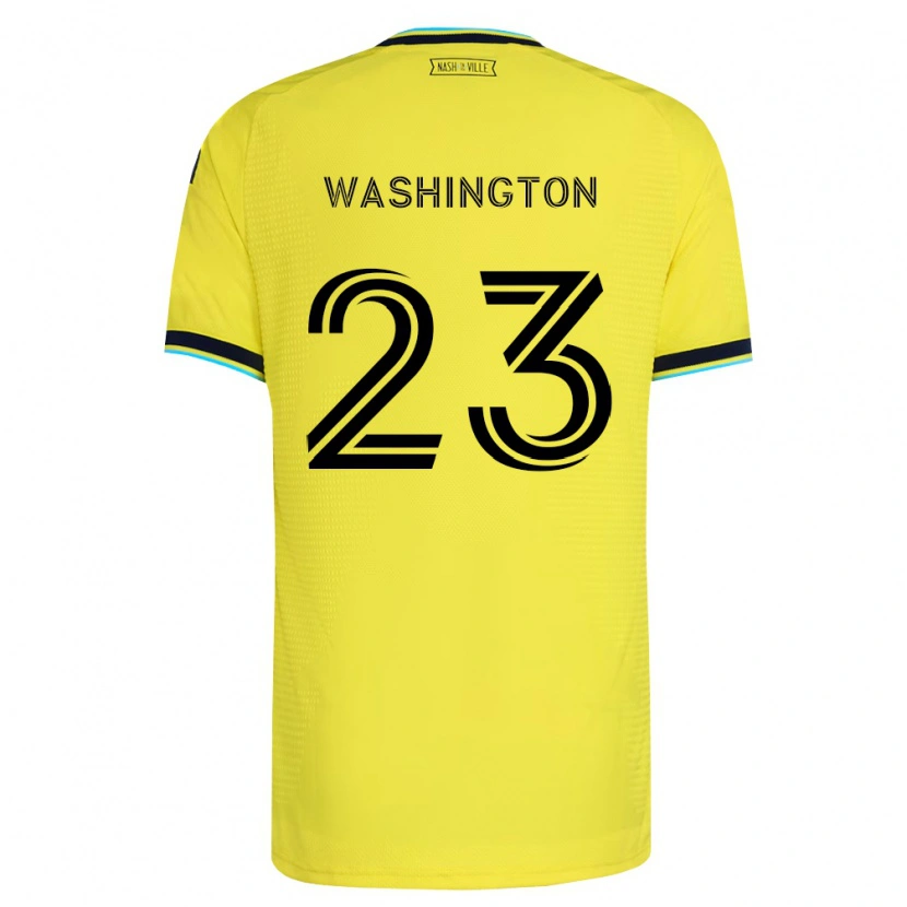 Danxen Niño Camiseta Taylor Washington #23 Amarillo Brillante Azul Marino 1ª Equipación 2026/27 La Camisa México