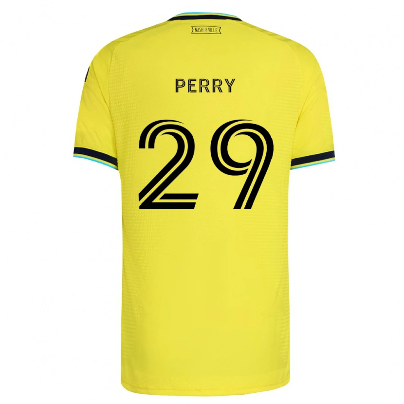 Danxen Niño Camiseta Nebiyou Perry #29 Amarillo Brillante Azul Marino 1ª Equipación 2026/27 La Camisa México