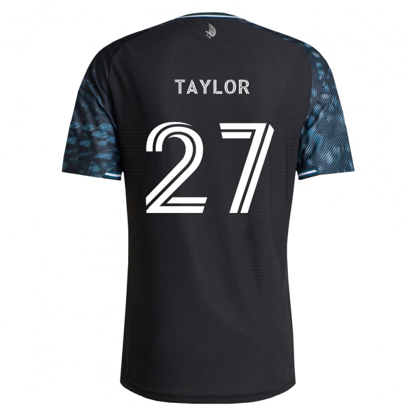 Danxen Niño Camiseta D.j. Taylor #27 Negro Blanco 1ª Equipación 2026/27 La Camisa México