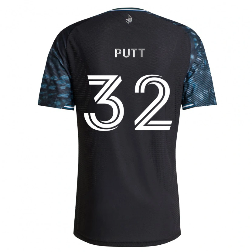 Danxen Niño Camiseta Troy Putt #32 Negro Blanco 1ª Equipación 2026/27 La Camisa México