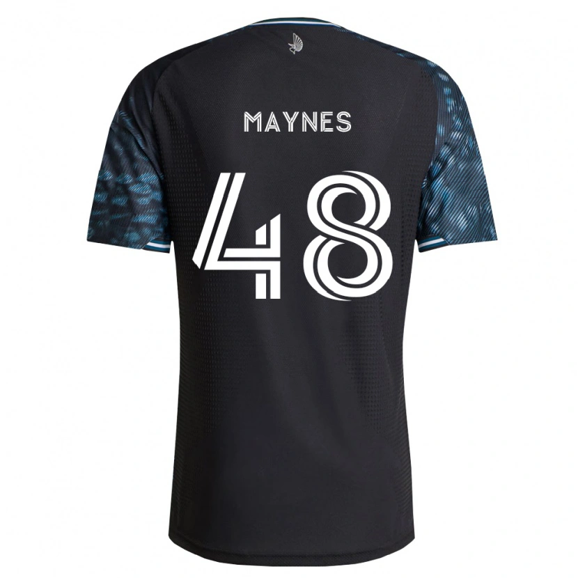Danxen Niño Camiseta William Maynes #48 Negro Blanco 1ª Equipación 2026/27 La Camisa México