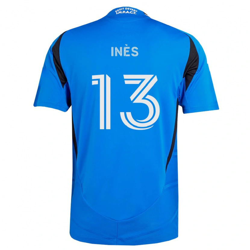 Danxen Niño Camiseta Nourani Inès #13 Azul Blanco Negro 1ª Equipación 2026/27 La Camisa México