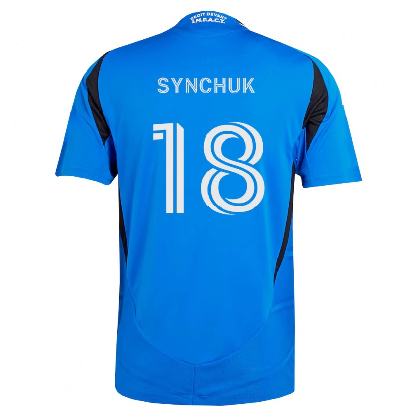 Danxen Niño Camiseta Gennadiy Synchuk #18 Azul Blanco Negro 1ª Equipación 2026/27 La Camisa México