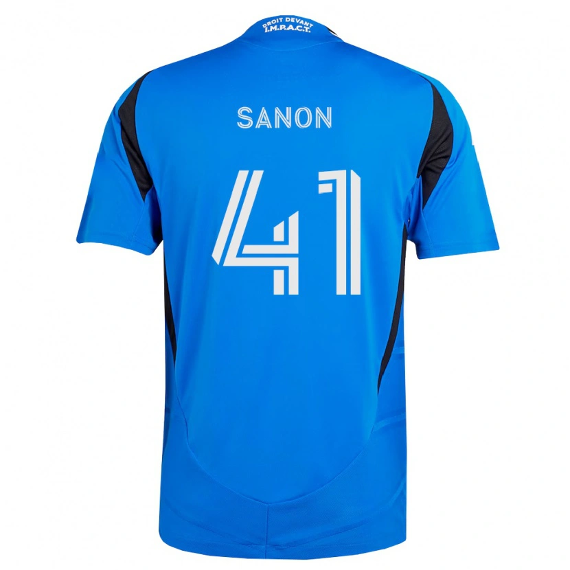 Danxen Niño Camiseta Jérémy Sanon #41 Azul Blanco Negro 1ª Equipación 2026/27 La Camisa México
