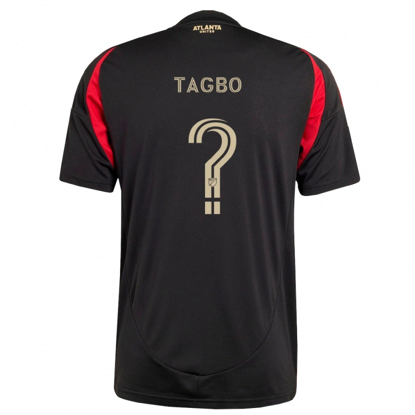 Danxen Niño Camiseta Daniel Tagbo #0 Negro Rojo 1ª Equipación 2026/27 La Camisa México