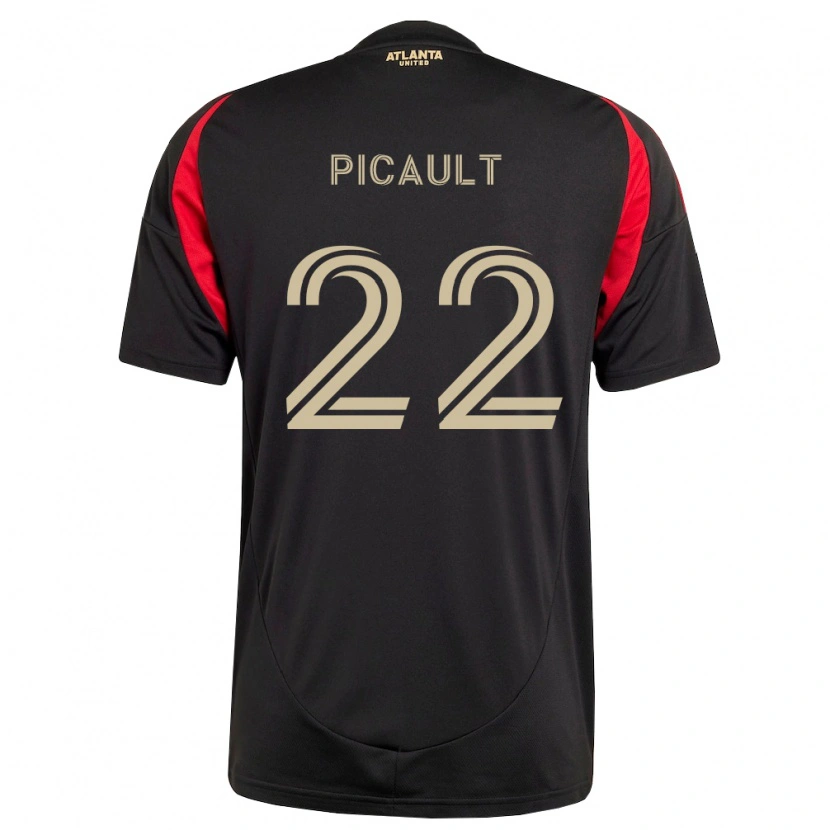 Danxen Niño Camiseta Fafà Picault #22 Negro Rojo 1ª Equipación 2026/27 La Camisa México
