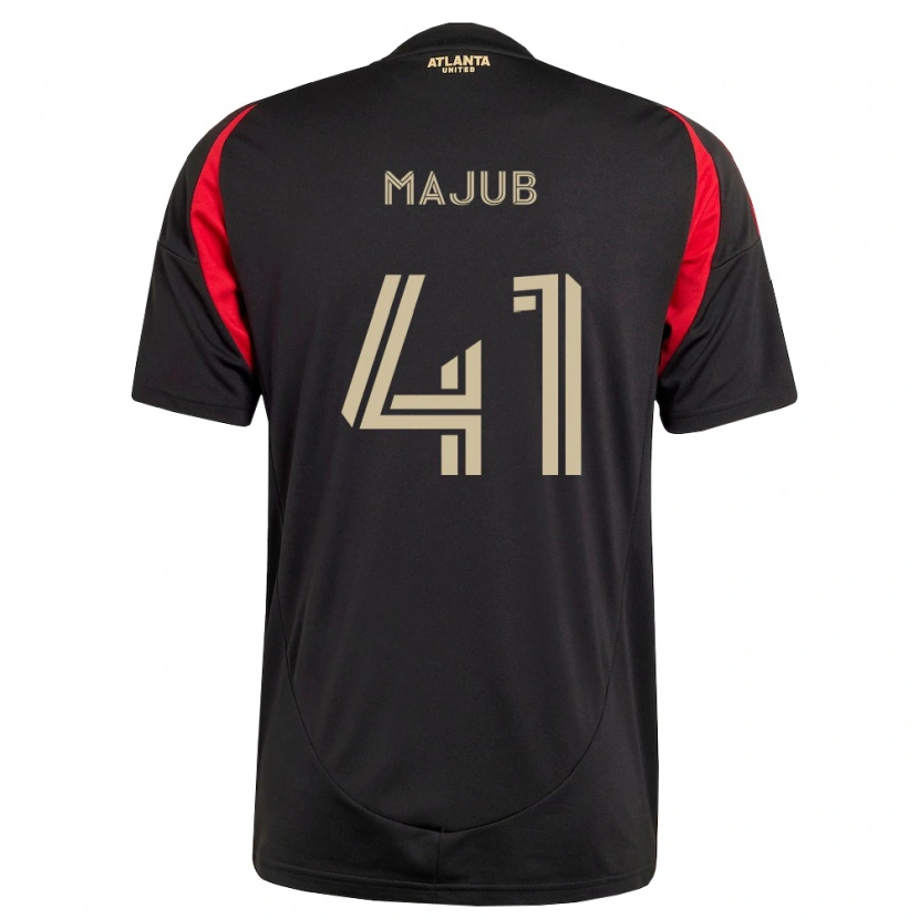 Danxen Niño Camiseta Toto Majub #41 Negro Rojo 1ª Equipación 2026/27 La Camisa México