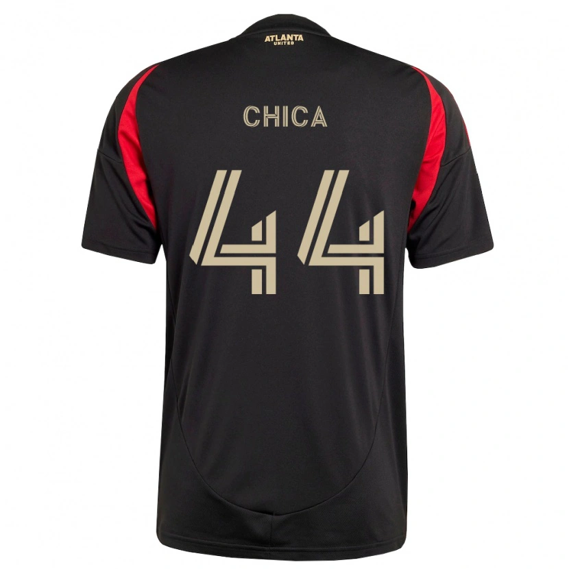 Danxen Niño Camiseta Daniel Chica #44 Negro Rojo 1ª Equipación 2026/27 La Camisa México