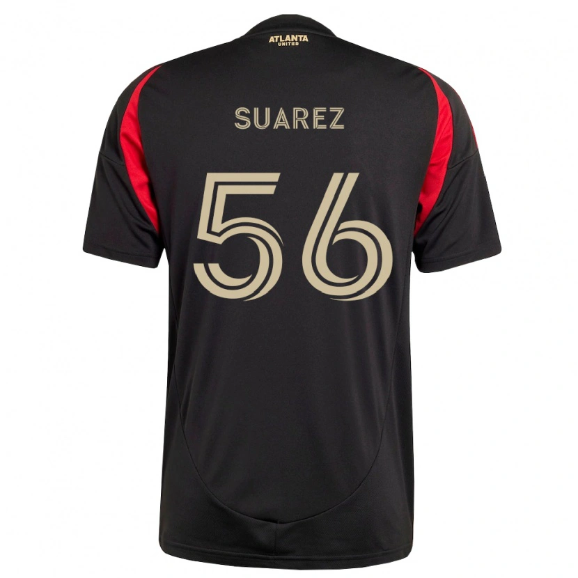 Danxen Niño Camiseta Ignacio Suarez #56 Negro Rojo 1ª Equipación 2026/27 La Camisa México