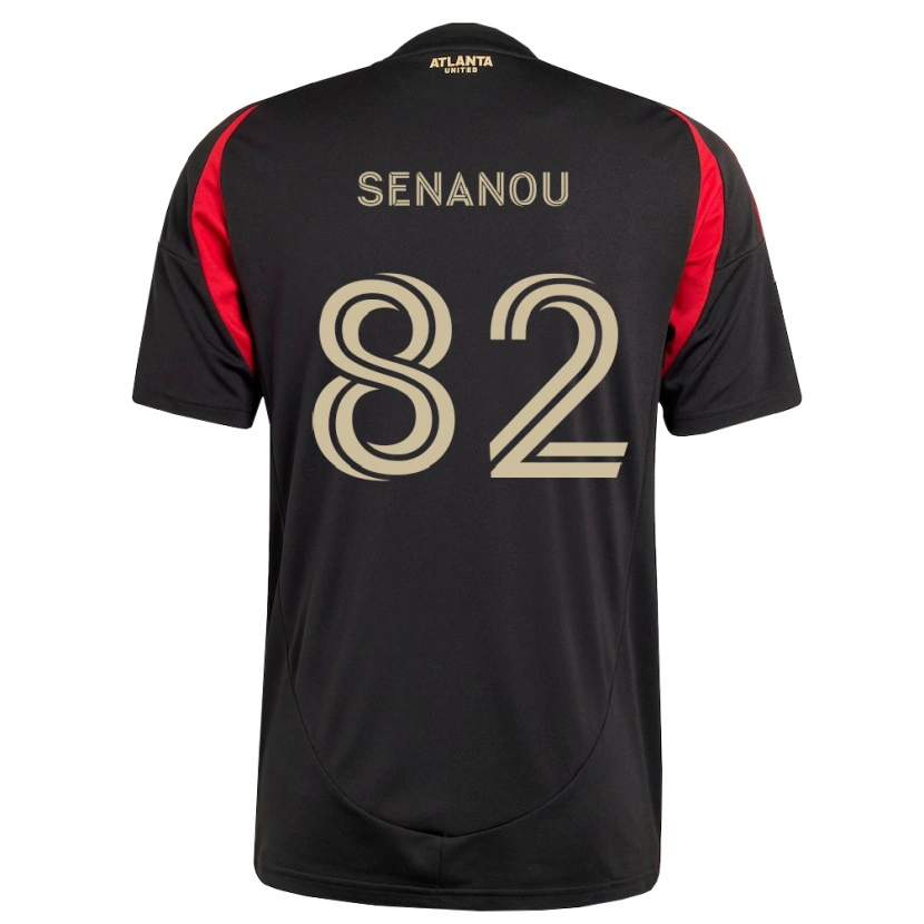 Danxen Niño Camiseta Matthew Senanou #82 Negro Rojo 1ª Equipación 2026/27 La Camisa México