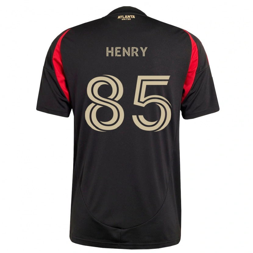 Danxen Niño Camiseta Amir Henry #85 Negro Rojo 1ª Equipación 2026/27 La Camisa México