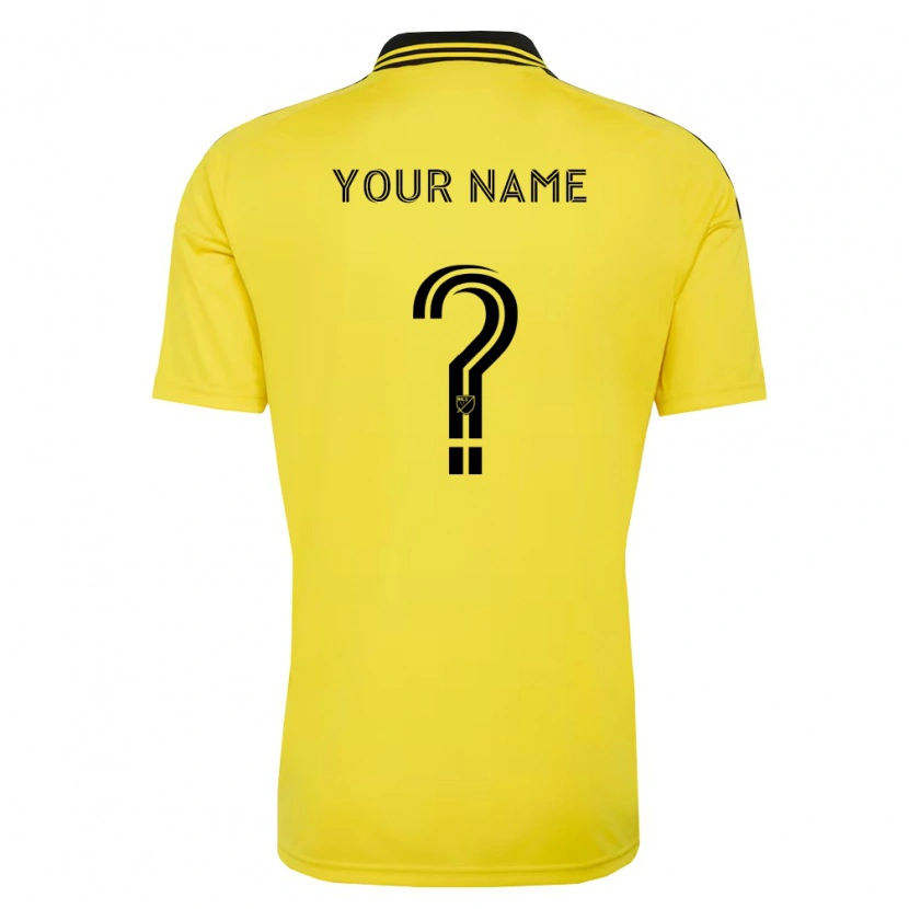Danxen Niño Camiseta Su Nombre #0 Amarillo Negro 1ª Equipación 2026/27 La Camisa México